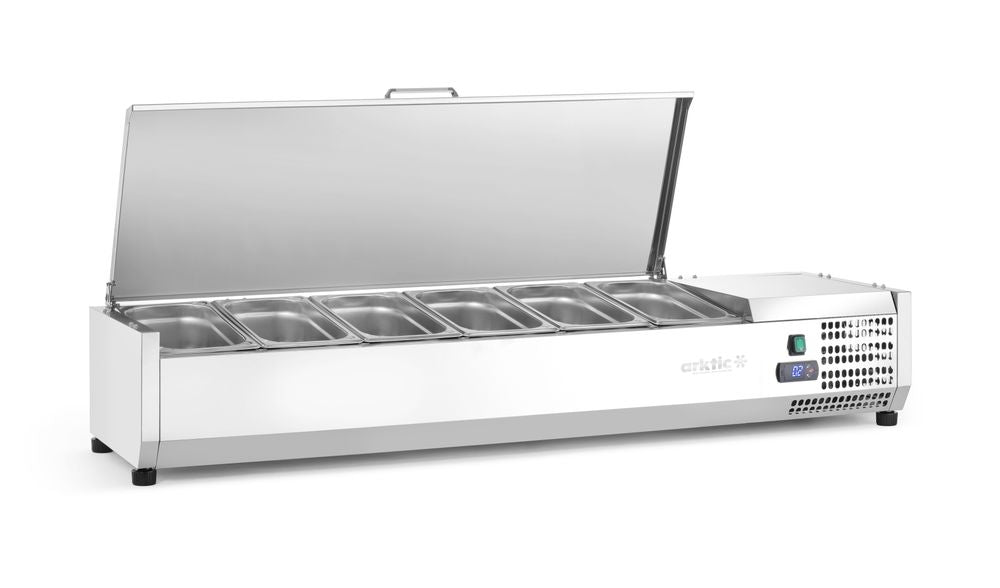 Refrigerated countertop server GN 1/3, Arktic, 6x GN1/3, 230V/180W, 1405x420x(H)630mm