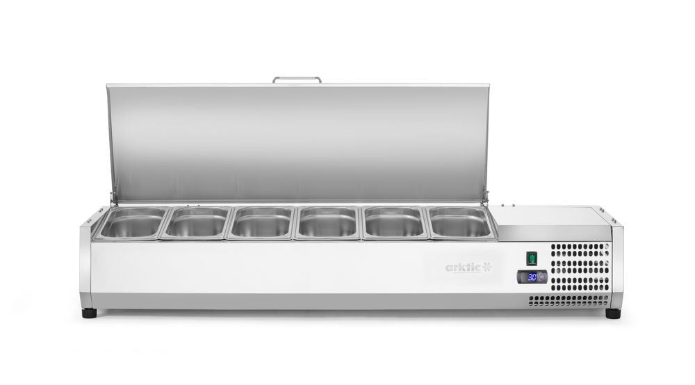 Refrigerated countertop server GN 1/3, Arktic, 6x GN1/3, 230V/180W, 1405x420x(H)630mm