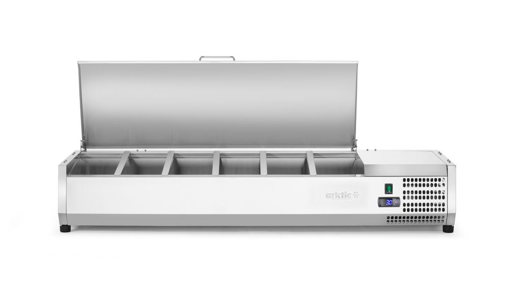 Refrigerated countertop server GN 1/3, Arktic, 6x GN1/3, 230V/180W, 1405x420x(H)630mm