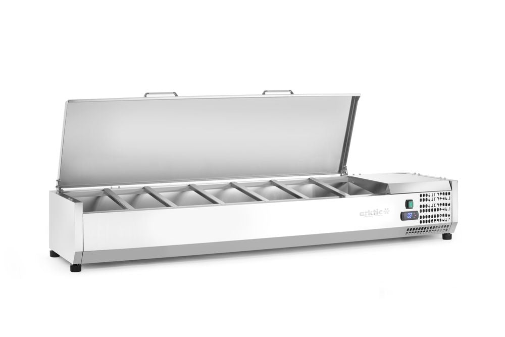 Refrigerated countertop server GN 1/3, Arktic, 7x GN1/3, 230V/180W, 1605x420x(H)630mm