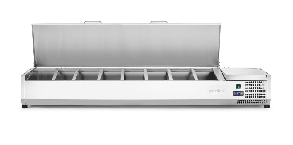 Refrigerated countertop server GN 1/3, Arktic, 8x GN1/3, 230V/180W, 1805x420x(H)630mm