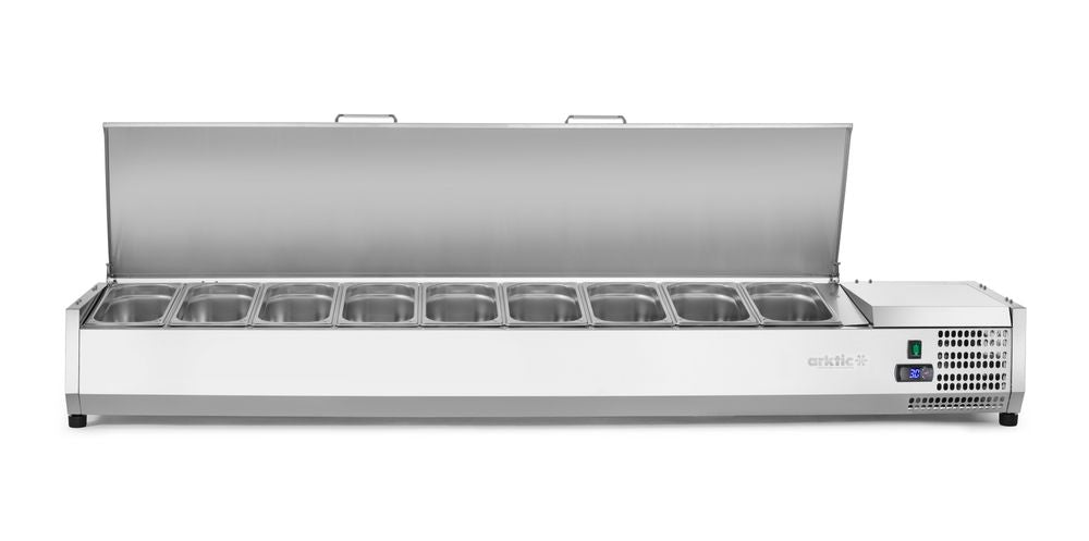 Refrigerated countertop server GN 1/3, Arktic, 9x GN1/3, 230V/180W, 2005x420x(H)630mm