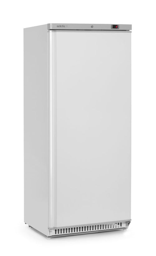Cooling cabinet with white painted steel casing, Arktic, Budget Line, 769x775x(H)1900mm