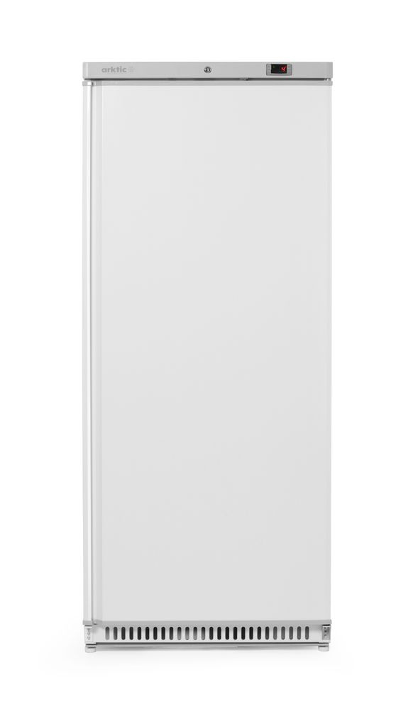 Cooling cabinet with white painted steel casing, Arktic, Budget Line, 769x775x(H)1900mm