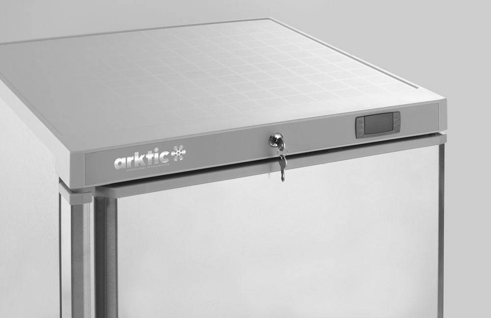 Budget Line freezing cabinet in a stainless steel casing, Arktic, Budget Line, 230V/111W, 598x655x(H)838mm