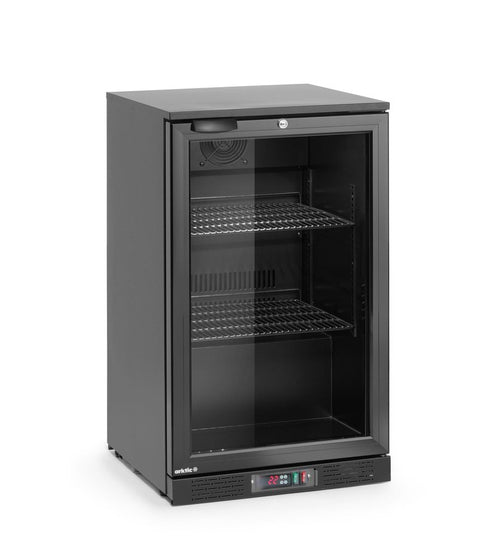 Back bar refrigerator single-door, Arktic, 86L, Black, 220-240V/120W, 500x530x(H)870mm