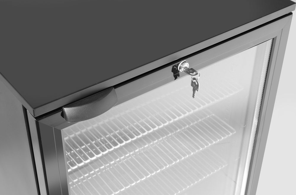 Back bar refrigerator single-door, Arktic, 86L, Black, 220-240V/120W, 500x530x(H)870mm