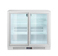 Back bar refrigerator with 2 sliding doors, Arktic, 150L, Silver, 220-240V/160W, 900x520x(H)840mm