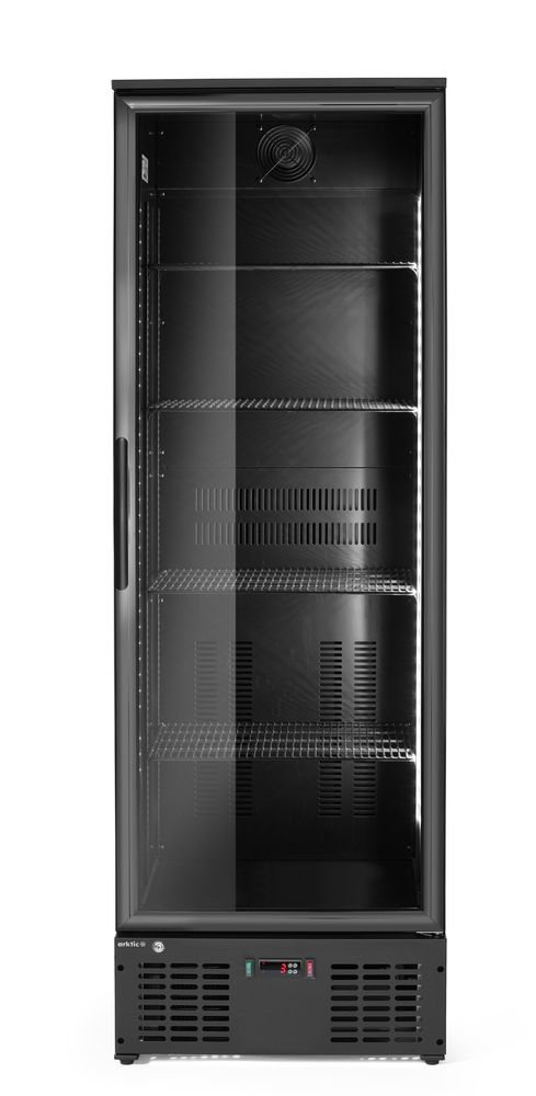 Back bar refrigerator single-door, Arktic, 243L, Black, 220-240V/195W, 600x530x(H)1820mm