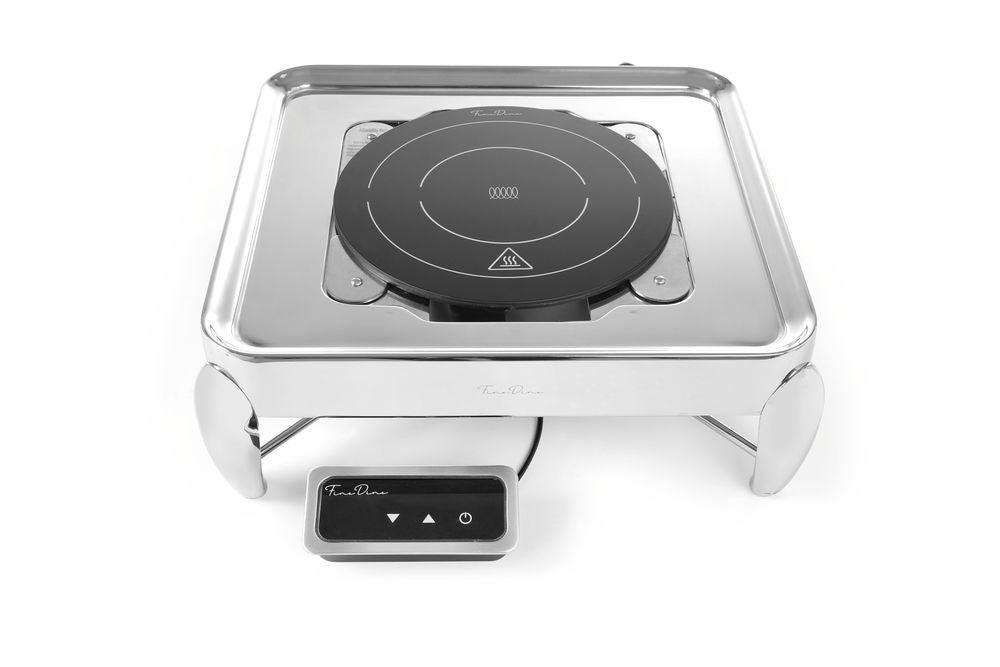 Induction heater 800W, Fine Dine, Black, 230V/800W, ⌀245x(H)80mm