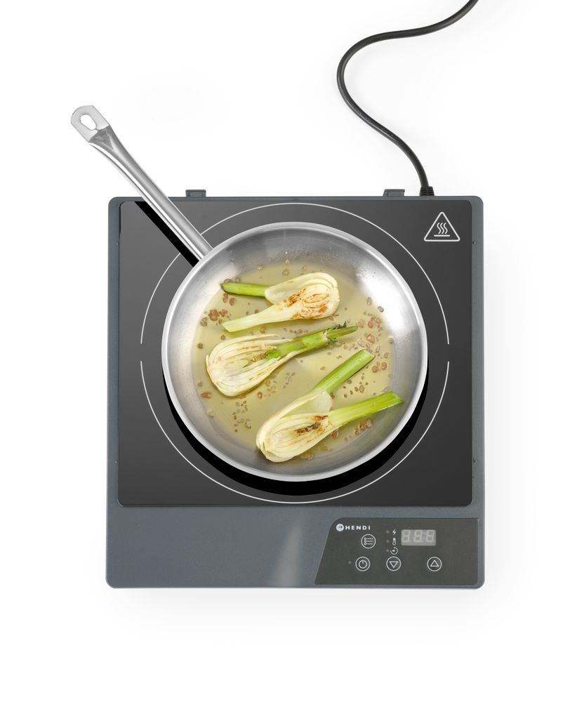 Induction cooker model 1800, HENDI, Kitchen Line, 230V/1800W, 319x355x(H)67mm