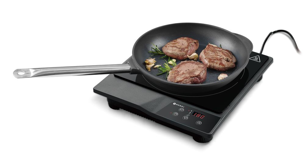 Induction cooker model 1800, HENDI, Kitchen Line, 230V/1800W, 319x355x(H)67mm