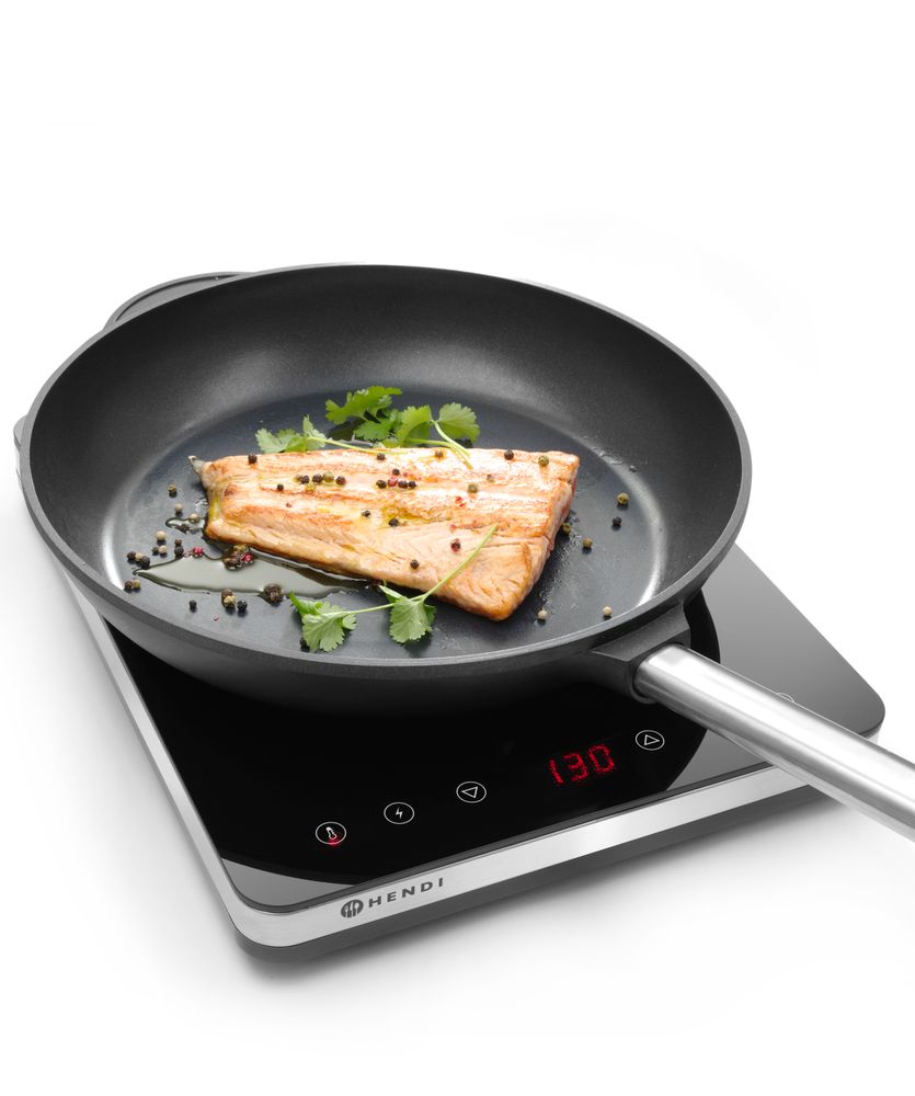 Induction cooker model 2000, HENDI, Kitchen Line, 230V/2000W, 295x400x(H)42mm