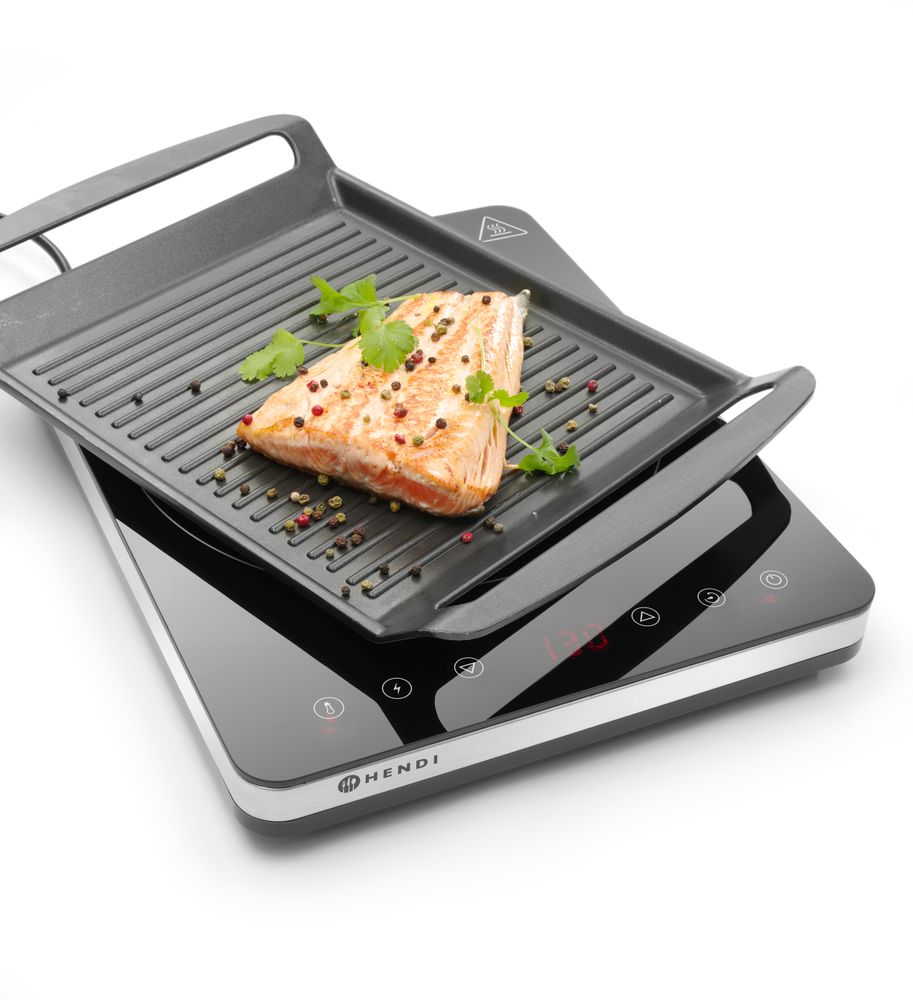 Induction cooker model 2000, HENDI, Kitchen Line, 230V/2000W, 295x400x(H)42mm