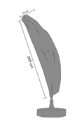 SKYDD Parasoll H210xB98 cm - Vattentät