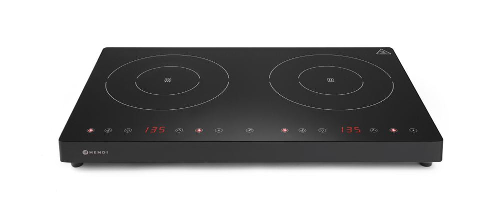 Double induction cooker Kitchen Line, HENDI, Kitchen Line, 230V/3500W, 608x405x(H)54mm