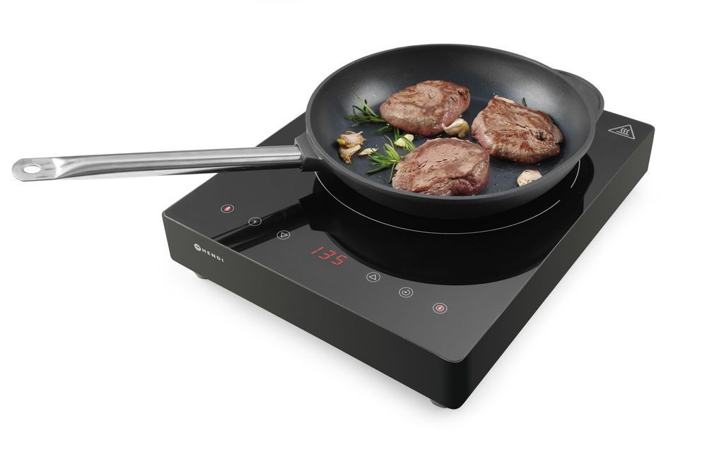 Induction cooker 3500W, HENDI, Kitchen Line, 230V/3500W, 339x444x(H)80mm