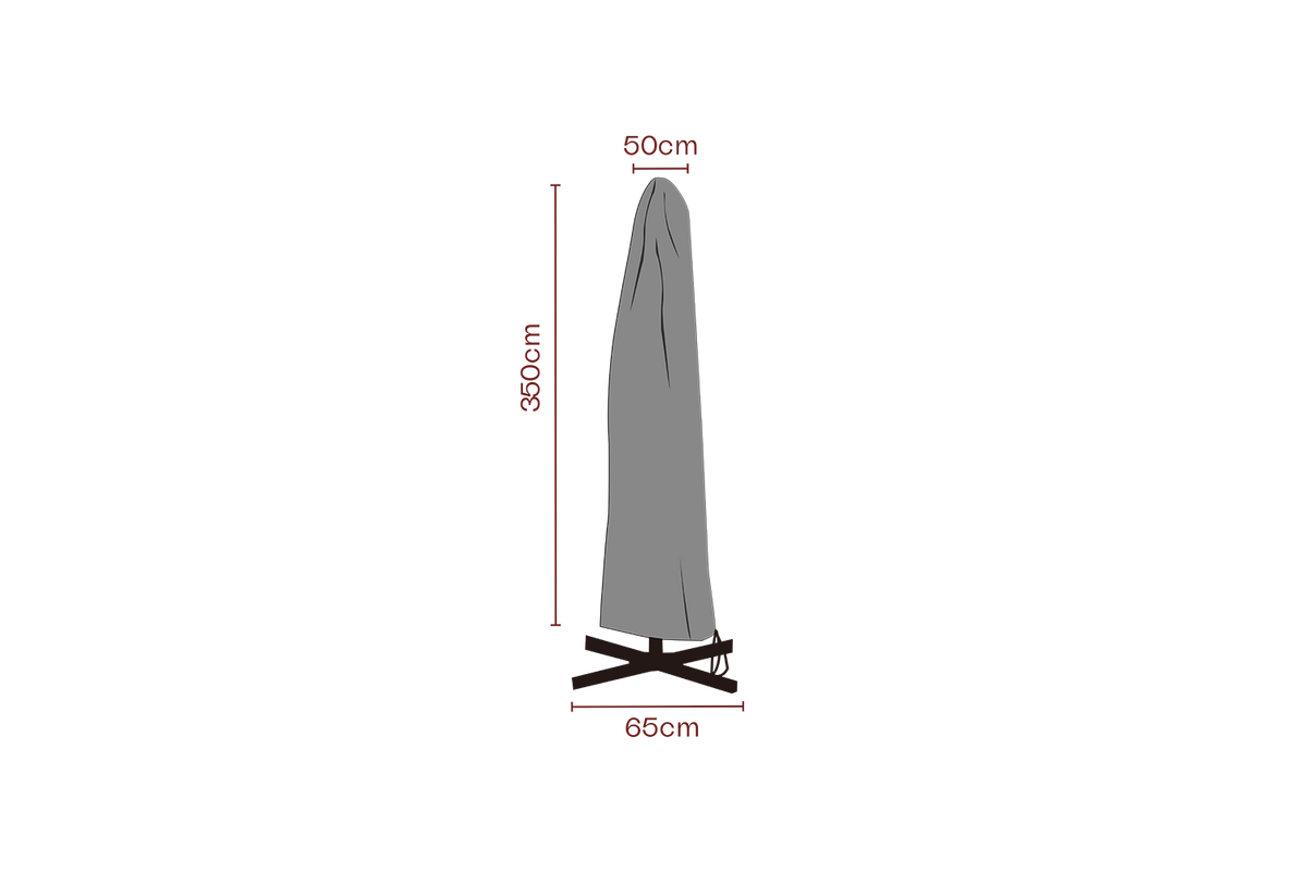 SKYDD Parasoll H350xB50/65 cm - Vattentät