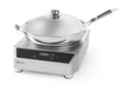 Induction wok model 3500, HENDI, Profi Line, induction wok+wok panna, 230V/3500W, 340x450x(H)295mm