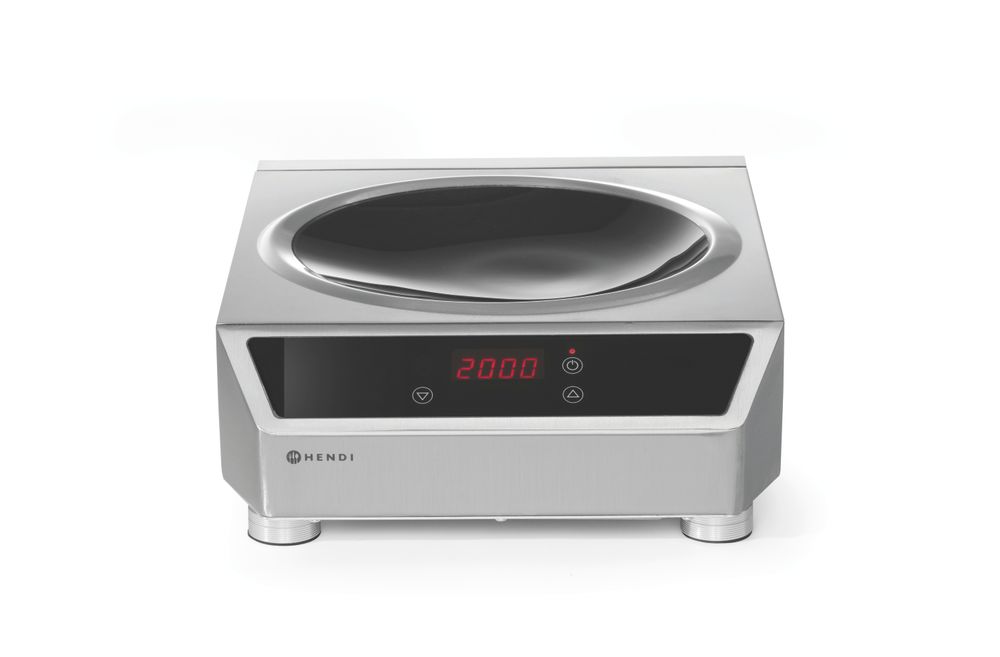 Induction wok model 3500, HENDI, Profi Line, induction unit, 230V/3500W, 340x450x(H)130mm