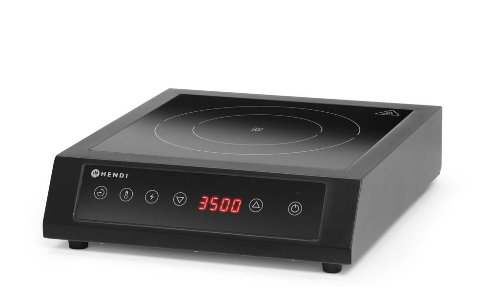 Induction cooker 3500 D XL, HENDI, svart, 220-240V/3500W, 355x400x(H)100mm