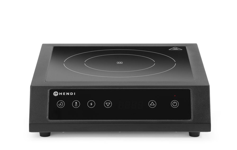Induction cooker 3500 D XL, HENDI, svart, 220-240V/3500W, 355x400x(H)100mm