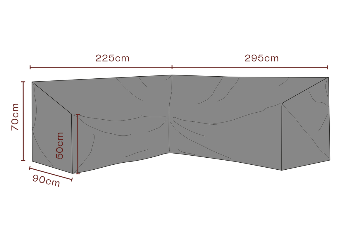 SKYDD Hörnsoffa L295/R225xD90 H70/50 cm - Andas