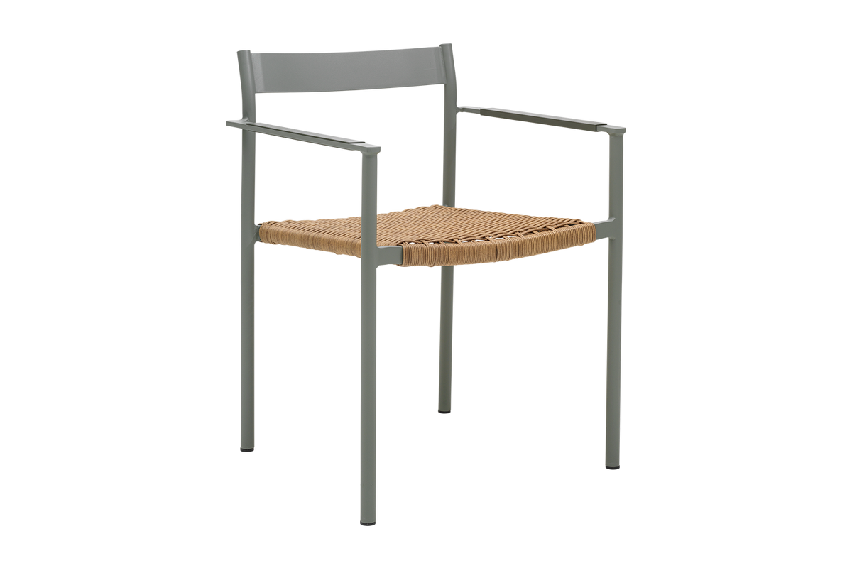 DK Stol m armstöd - Dusty Green