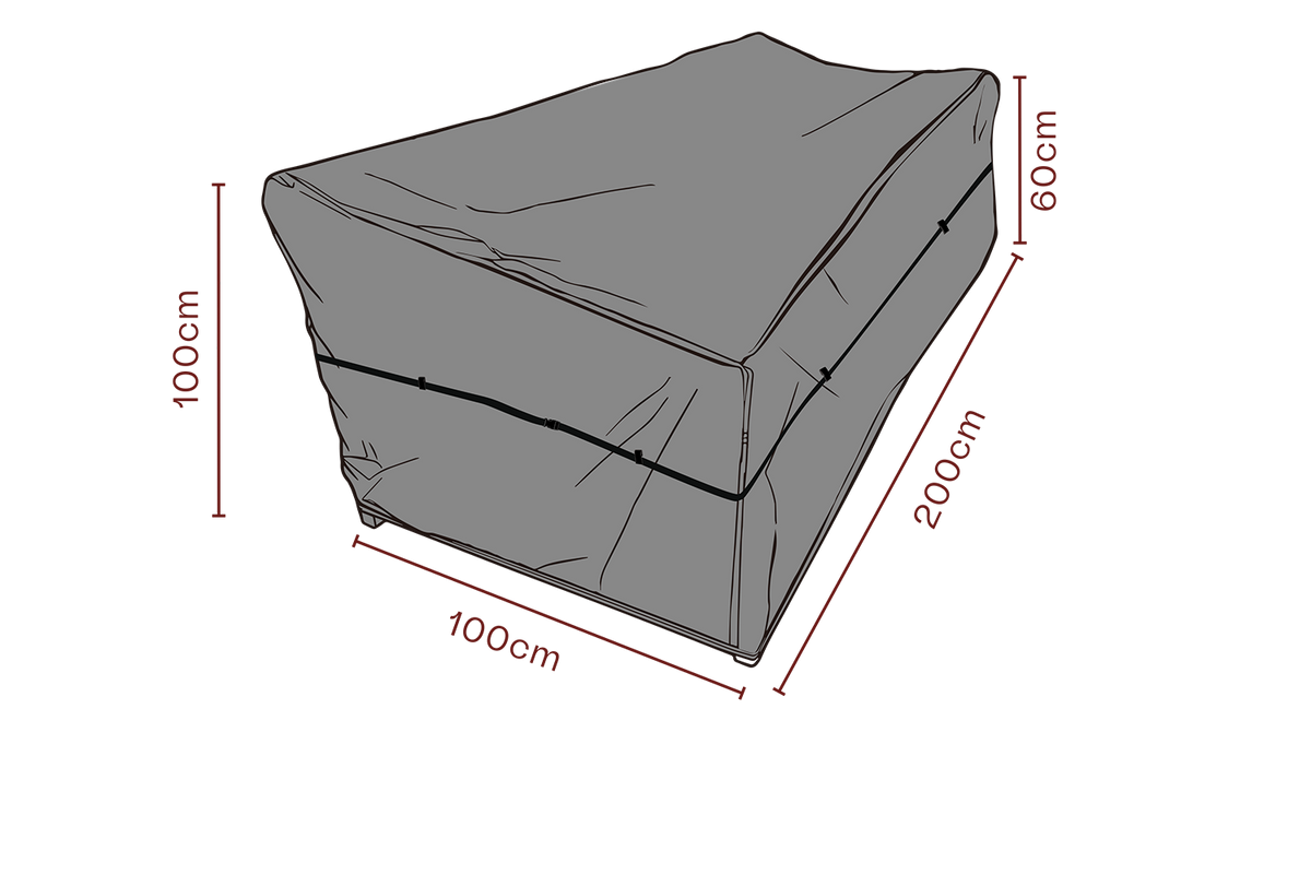 SKYDD Soffa 200x100 H100/60 cm - Andas