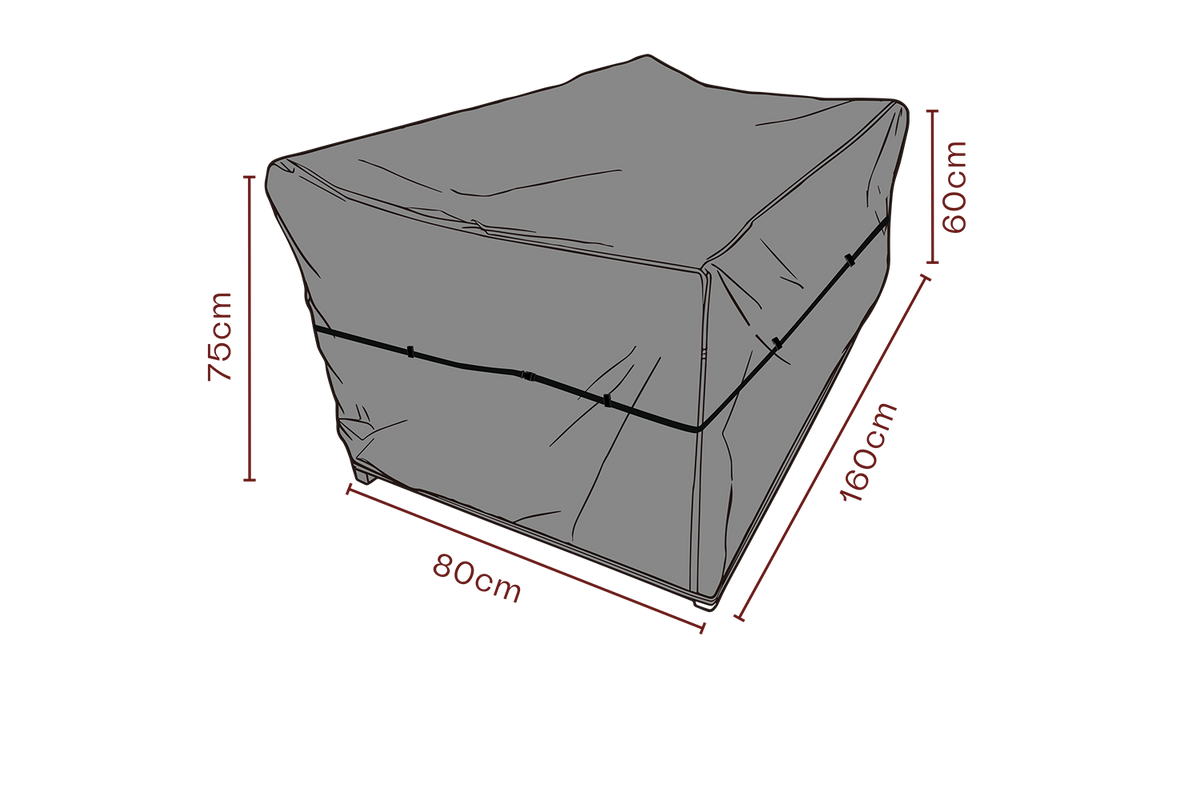 SKYDD Soffa 160x80 H75/60 cm - Andas