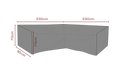 SKYDD Hörnsoffa L230/R230xD85 H70 cm - Andas