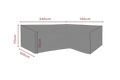 SKYDD Hörnsoffa L145/R245xD105 H70 cm - Andas