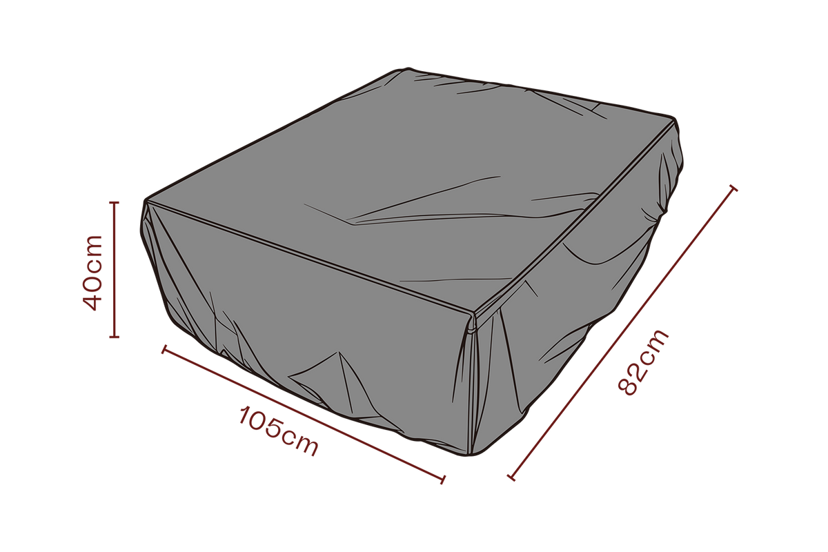 SKYDD Ottoman 82x105 H40 cm - Andas