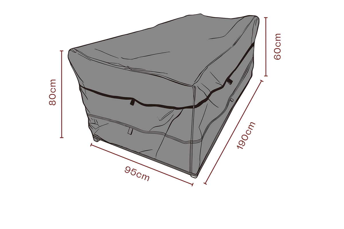 SKYDD Soffa 190x95 H80/60 cm - Andas