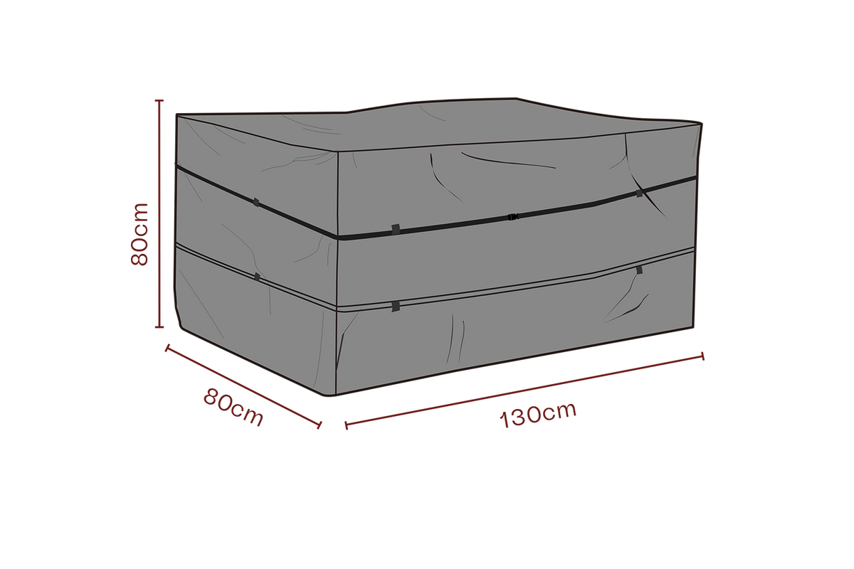 SKYDD Dynbox 130x80 H80 cm - Vattentät