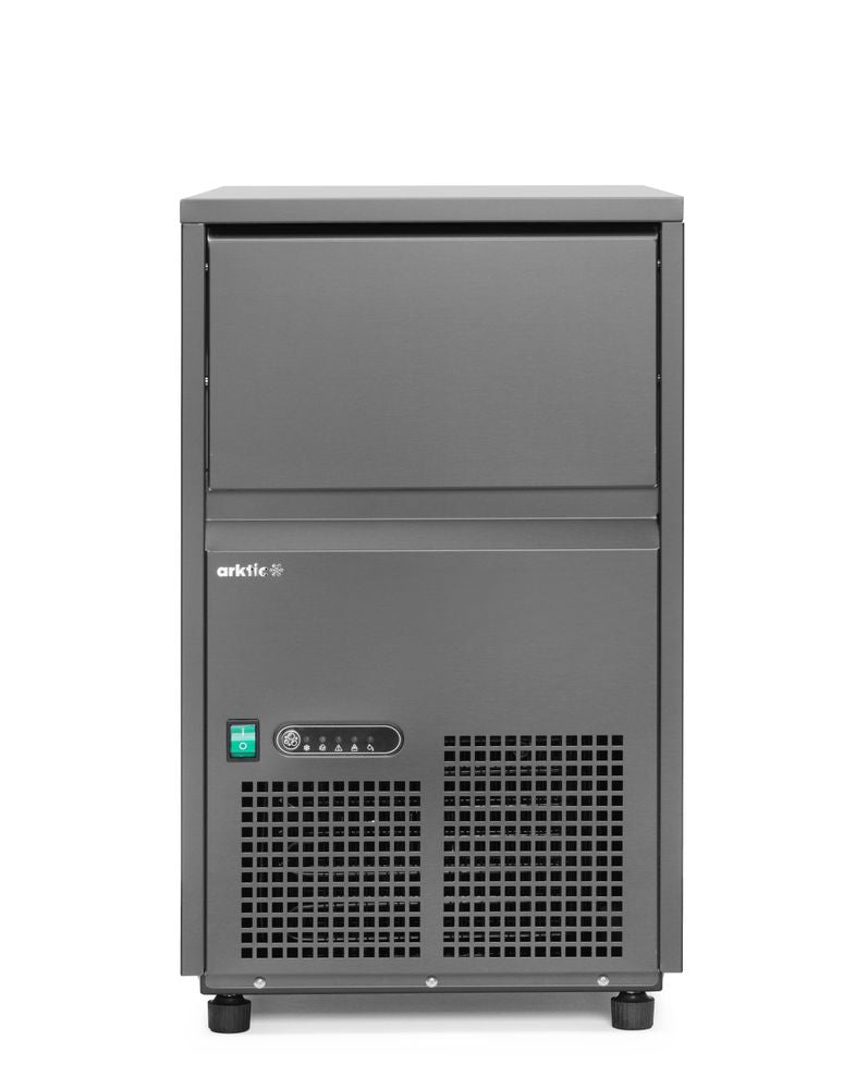 Ice cube machine, Arktic, Silver, 220-240V/385W, 380x520x(H)637mm