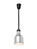 Rise and fall heat lamp, cylindrical, HENDI, Silver, 230V/250W, ⌀175x(H)250mm