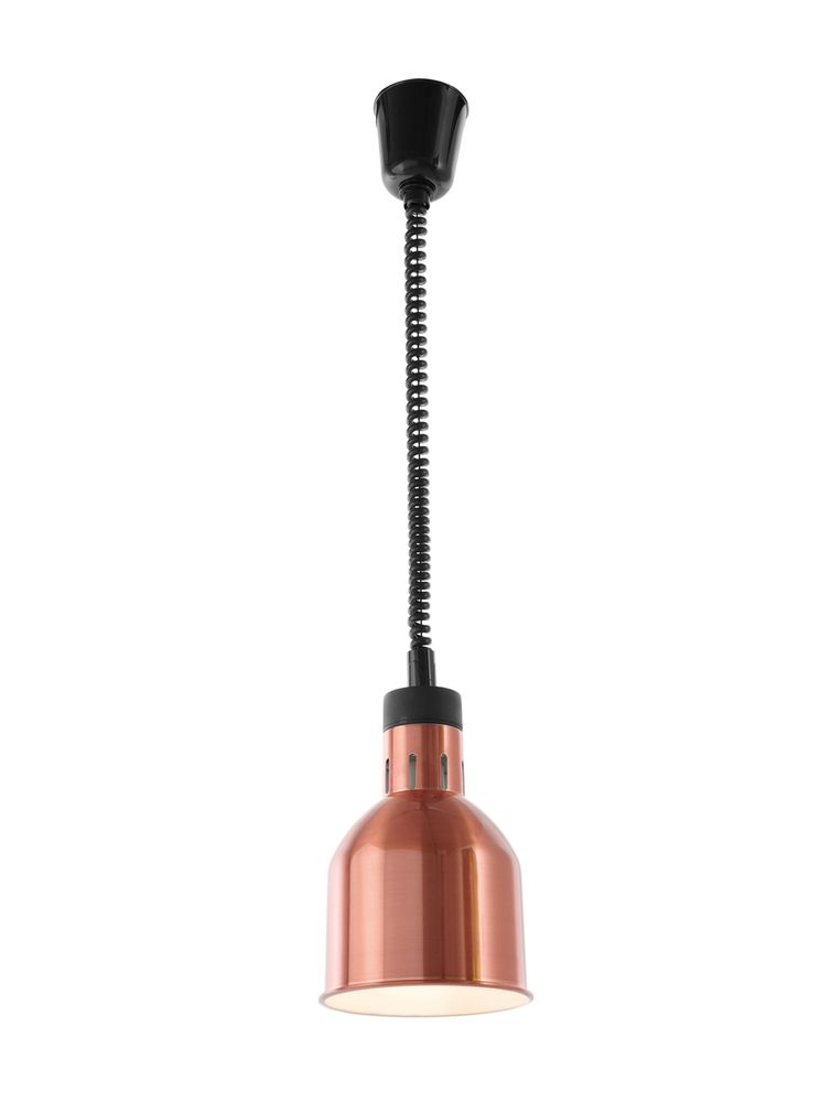 Rise and fall heat lamp, cylindrical, HENDI, vit, 230V/250W, ⌀175x(H)250mm