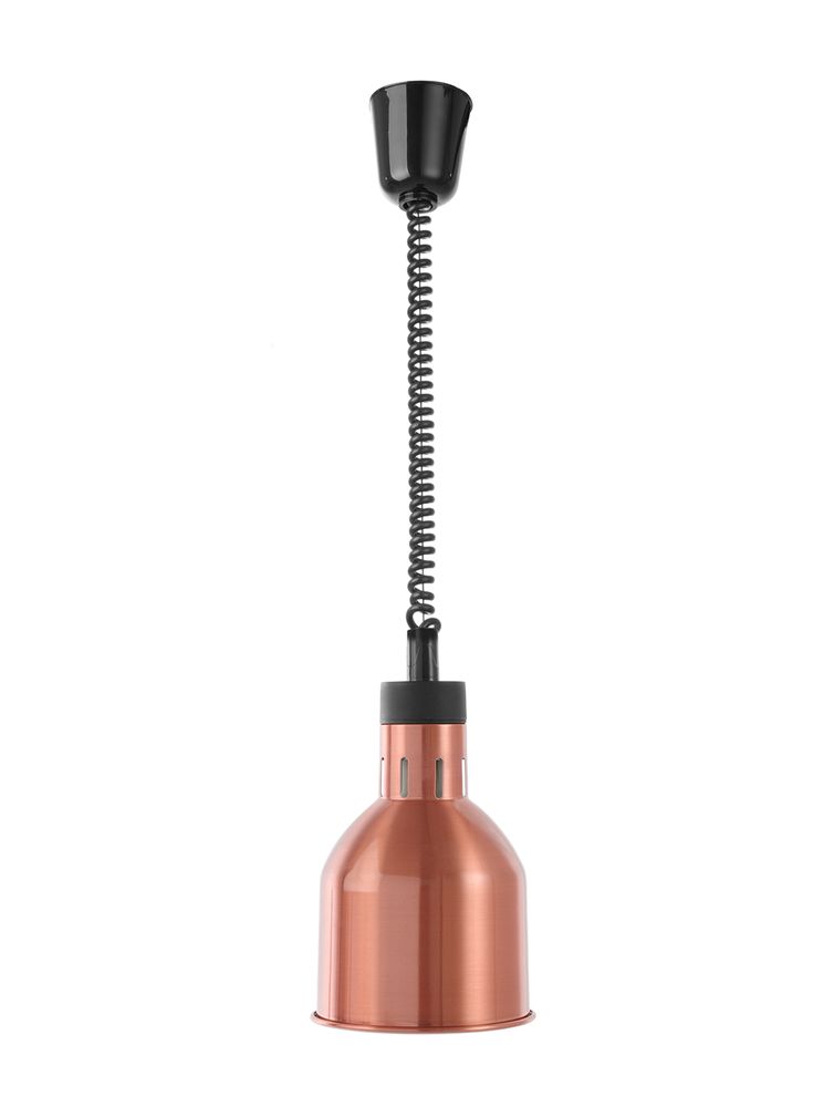 Rise and fall heat lamp, cylindrical, HENDI, vit, 230V/250W, ⌀175x(H)250mm