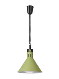 Rise and fall heat lamp, conical, HENDI, grön, 230V/250W, ⌀275x(H)250mm