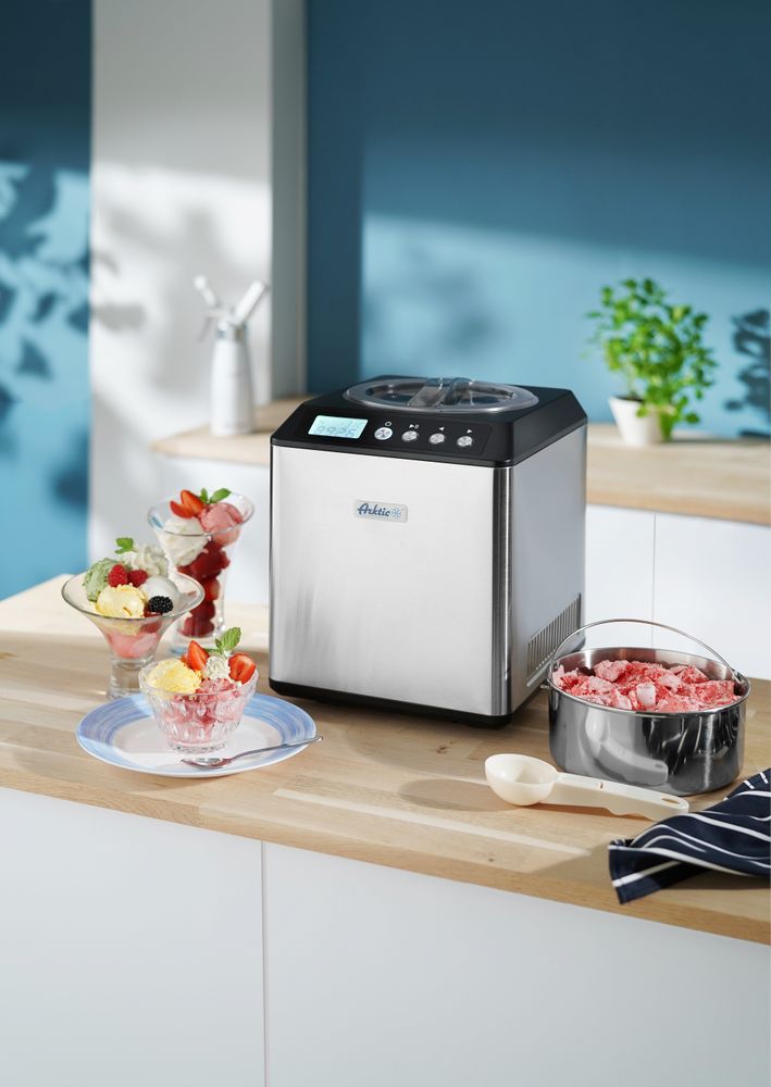 Ice cream maker, Arktic, 1,2L, 230V/180W, 285x340x(H)357mm