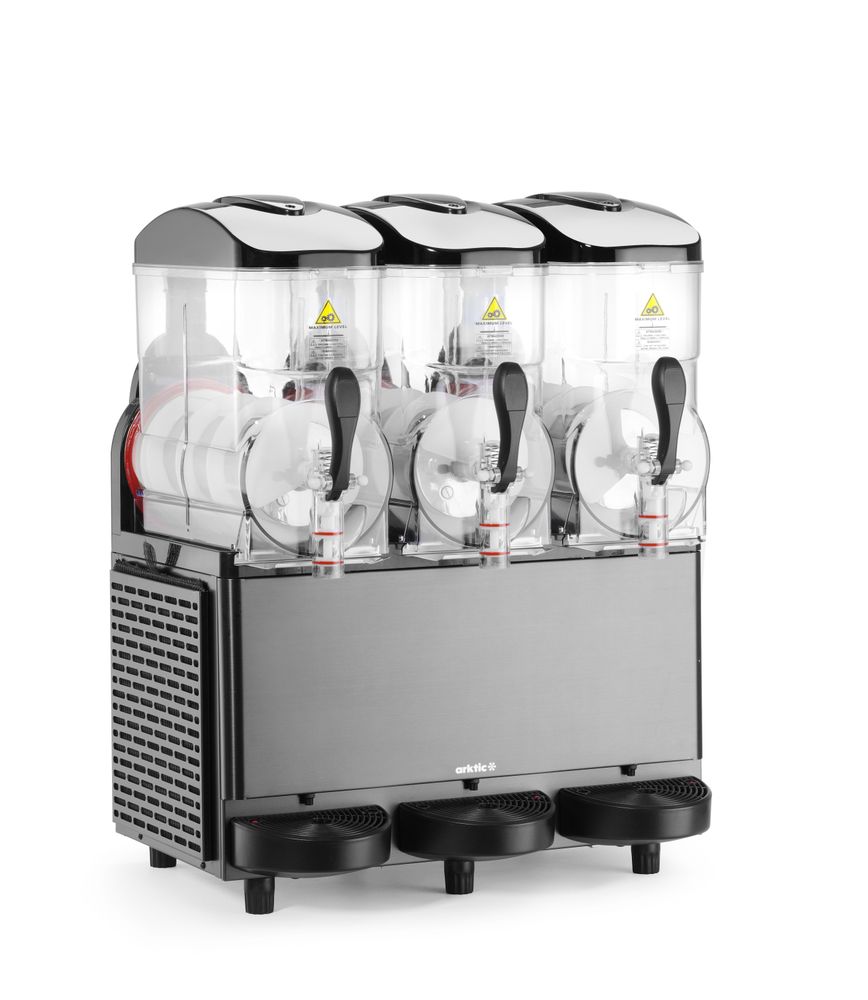 Slush machine 3x12 L, Arktic, 36L, Black, 220-240V/1080W, 610x490x(H)775mm