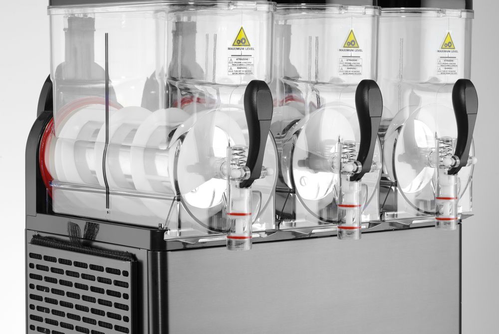 Slush machine 3x12 L, Arktic, 36L, Black, 220-240V/1080W, 610x490x(H)775mm