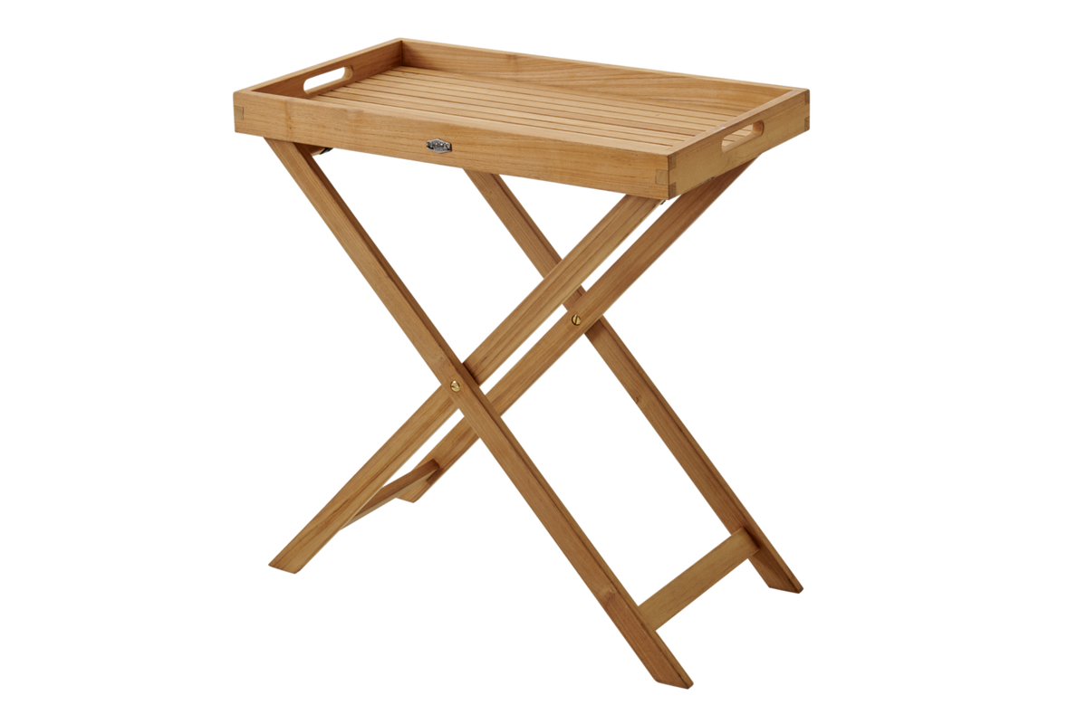 TURIN Brickbord Hög H70 cm - Teak