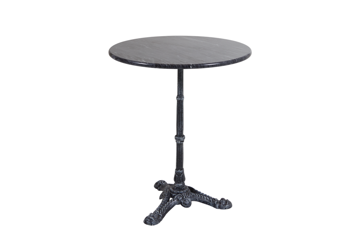 LOIRE Ø60 H72 cm - Svart/Antracit marmor