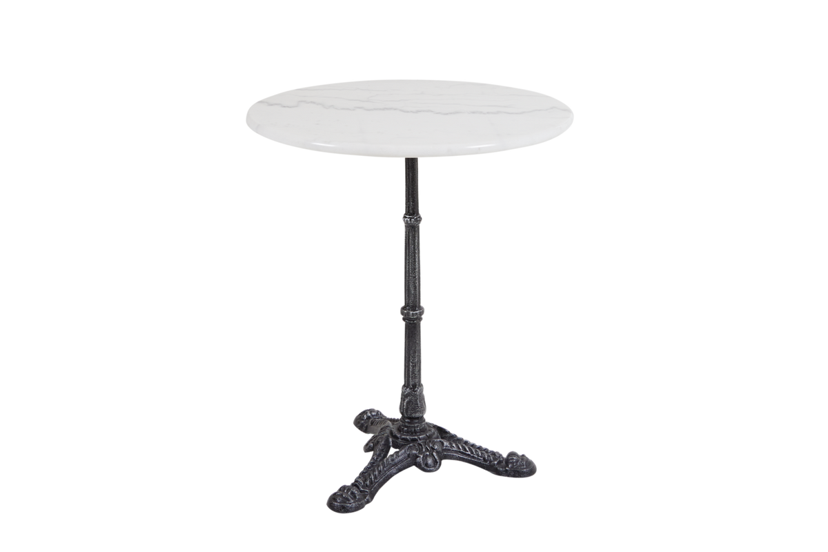 LOIRE Ø60 H72 cm - Svart/Vit marmor