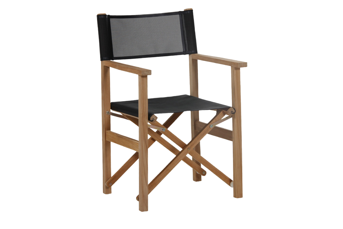 DRAMA Regissörsstol - Teak/Svart