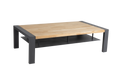 AMESDALE 140x80 H41 cm - Antracit/Teak