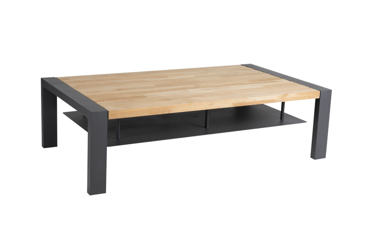 AMESDALE 140x80 H41 cm - Antracit/Teak