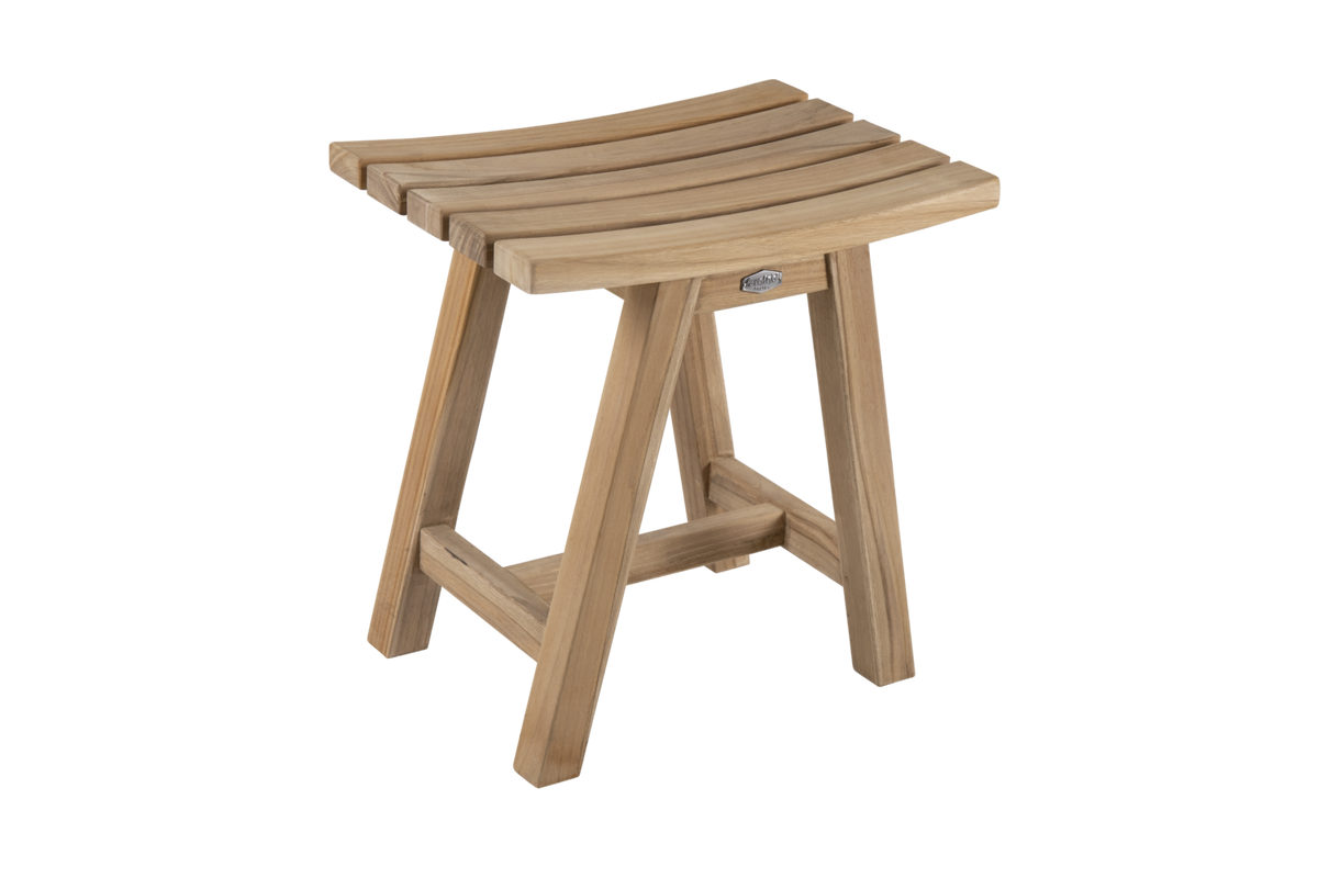 KEROS pall 46x32 H45 cm - Teak